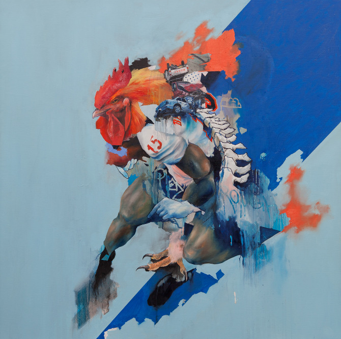 JoramRoukesTheLinebackeroilapinting2012.jpg